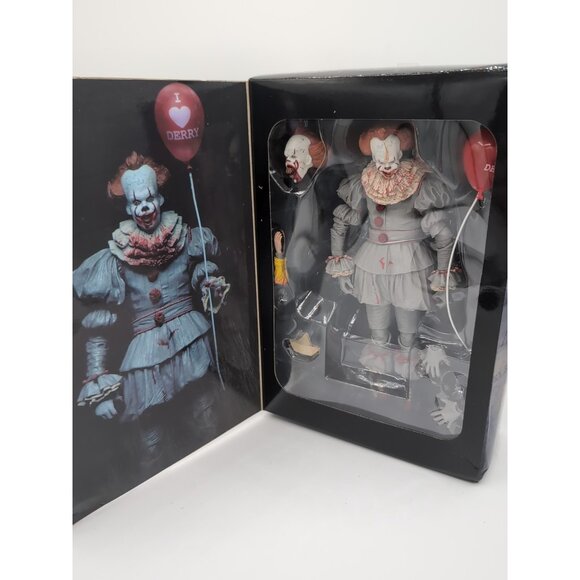 NECA IT Movie You'll Float Too Ultimate Pennywise Action Figure New In Box - Picture 2 of 4